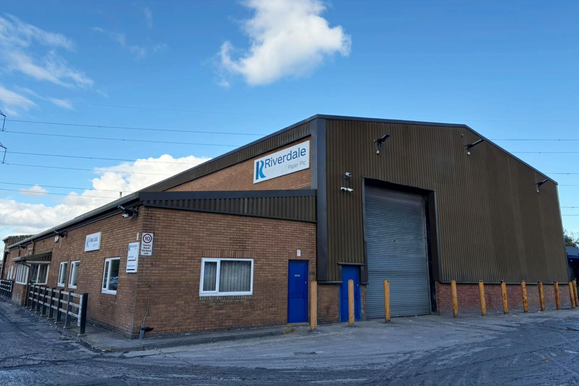 Exterior of Riverdale Recycling's Durham location in Shotton Colliery.
