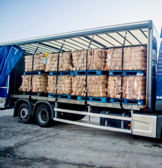 Riverdale recycling curtain sided vehicle